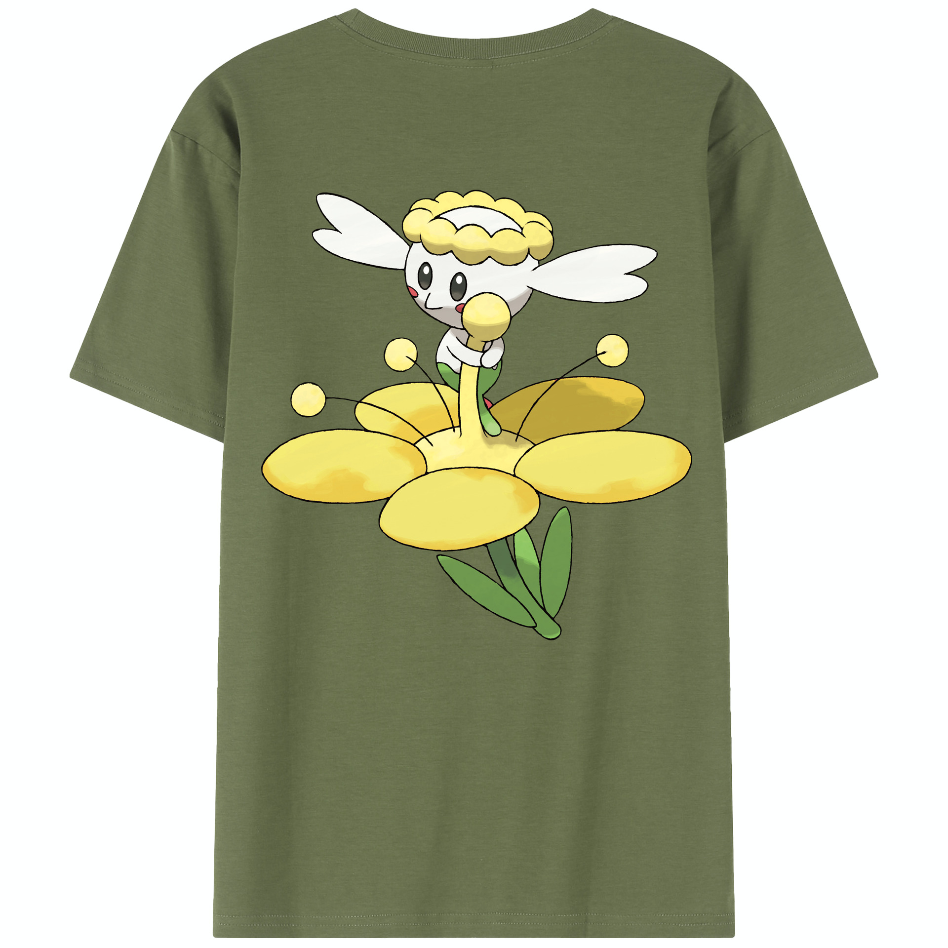 （画像用） ポケットモンスター Pokémon 綿100％半袖Tシャツ（背面プリント）
